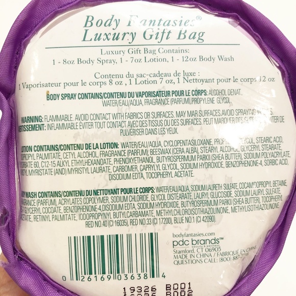 NEW Body Fantasies Luxury Gift Bag Cherry Blossom - Picture 5 of 7